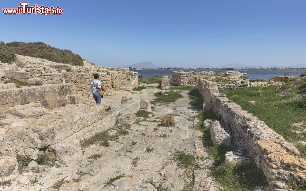 Immagine La visita alle rovine fenicie che si trovano a Mozia, isola vicino a Marsala in Sicilia