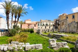 Il sito archeologico del Tempio di Apollo sull'Isola di Ortigia a Siracusa