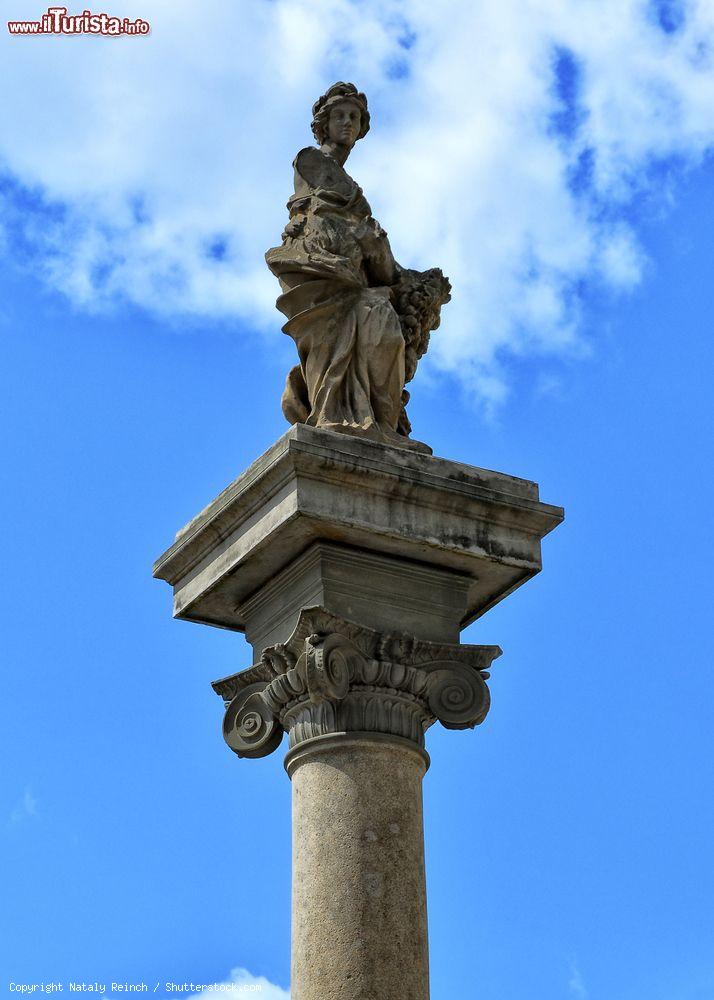 Immagine Particolare della cima della Colonna dell'Abbondanza con la Statua di Donatello - © Nataly Reinch / Shutterstock.com