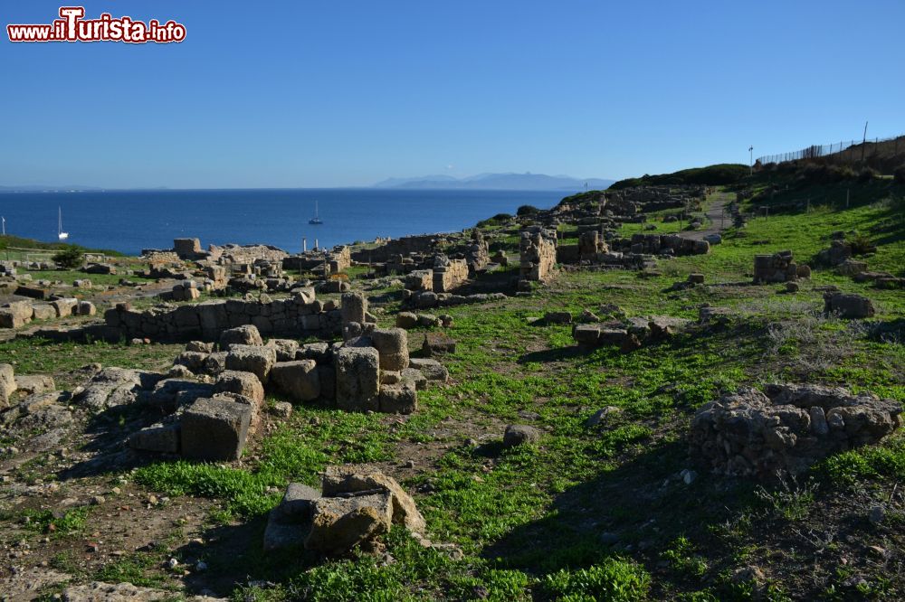 Immagine L’area archeologica di Tharros è un museo a cielo aperto che su inserisce nello straordinario contesto naturale e paesaggistico della Penisola del Sinis, in Sardegna.