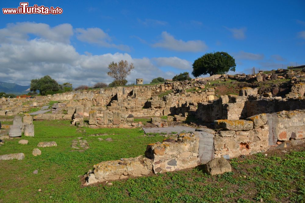 Immagine La città di Nora, fondata nel sud della Sardegna dai Fenici nell'VIII secolo a.C., divenne successivamente punica poi romana, per poi essere abbandonata nell'VIII secolo d.C.