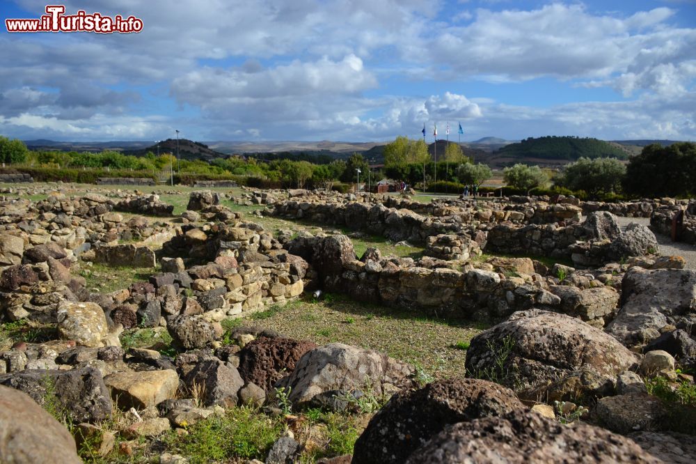 Immagine L'area archeologica di Su Nuraxi a Barumini (provincia del Sud Sardegna), dichiarata Patrimonio dell'Umanita dall'UNESCO.