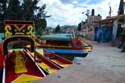 L'embarcadero Caltongo a Xochimilco, dove si prendono le trajineras per una gita tra i canali.

