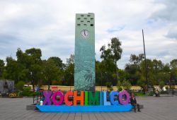 L'Orologio Centrale (Reloj Central) di Xochimilco.
