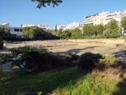 Ciò che resta dall'antico Liceo di Aristotele, fondato nel 335 a.C. ad Atene (Grecia).
