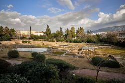 Il sito archeologico del Liceo di Aristotele ad Atene (Grecia).
