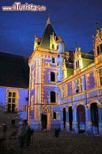 Giochi di luce al Castello Reale di Blois