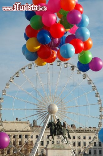 Place Bellecour, Luigi XIV e la ruota panoramica