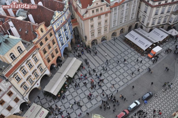 Il panorama di Praga: la piazza dell'Orologio Astronomico di Praga