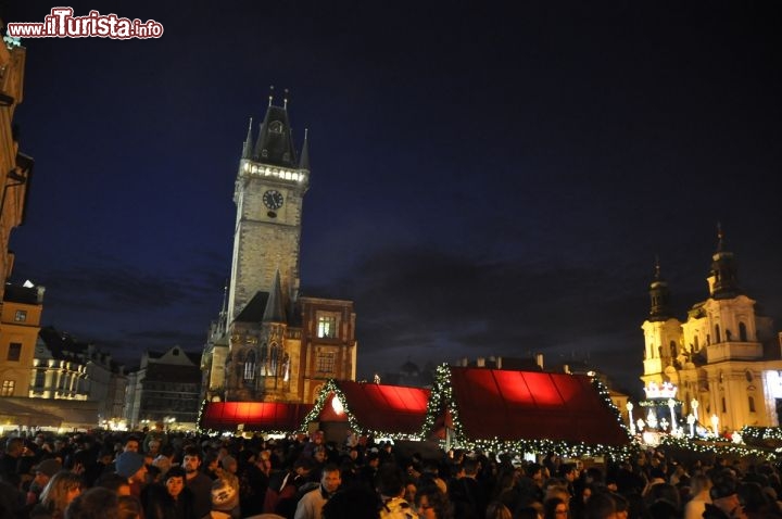 Il Mercatino di Natale, nella piazza centrale di Praga