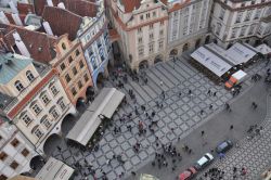 Il panorama di Praga: la piazza dell'Orologio ...
