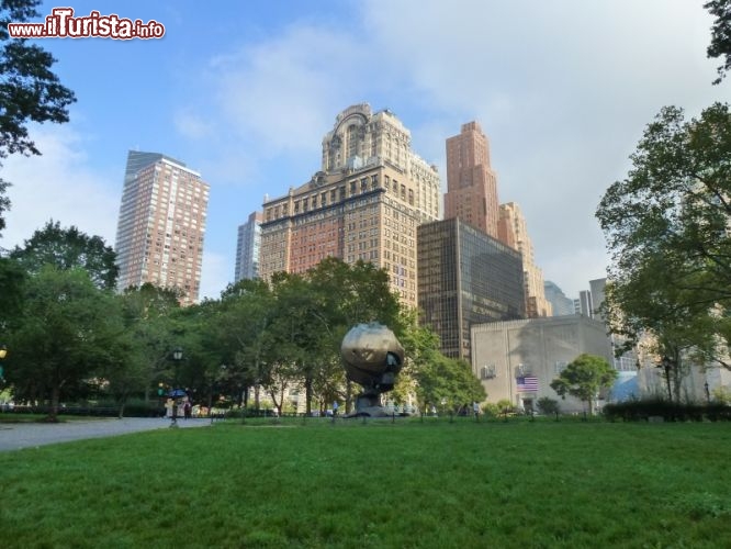 Immagine Battery Park a New York City e il monumento alle vittime dell'11 settembre