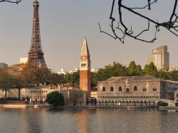 Uno scorcio d'Europa al parco di Shenzhen