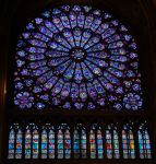 Rosone nord di Notre Dame:raffigura scene dell'antico ...
