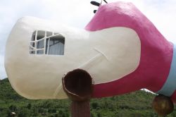 Dettaglio della casa di dino