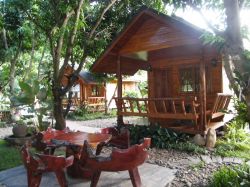 Ingresso della Teak house