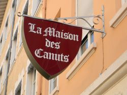 La maison des Canuts Panneau a Lione