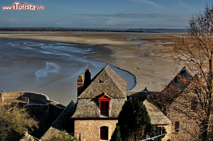 Mont Saint-Michel il panorama della piana tidale