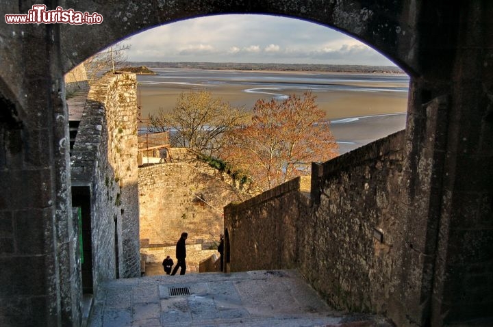 Scorcio da uno degli ingressi di Mont St Michel