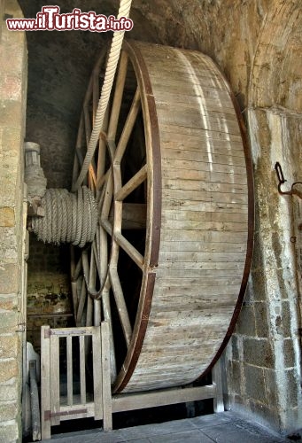 Sistema di apertura di una delle 3 porte a Mont-Saint-Michel