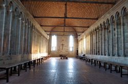 Il Refettorio del convento di Mont Saint Michel ...