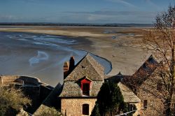 Mont Saint-Michel il panorama della piana tidale ...