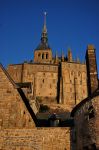 La guglia della Cattedrale di Mont St Michel