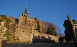 Mont saint michel vista dall'ingresso sud