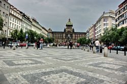 Piazza Venceslao a Praga