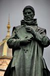 Praga:  statua in Piazza Venceslao