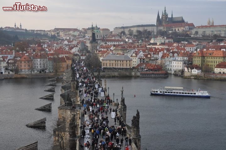 Immagine Ponte carlo e castello di praga