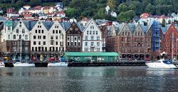 Il quartiere del Bryggen a bergen