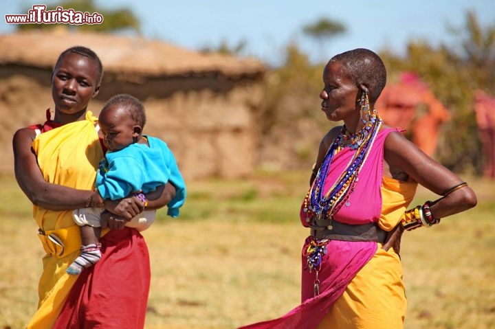 Donne Masai nei pressi del Parco Masai Mara