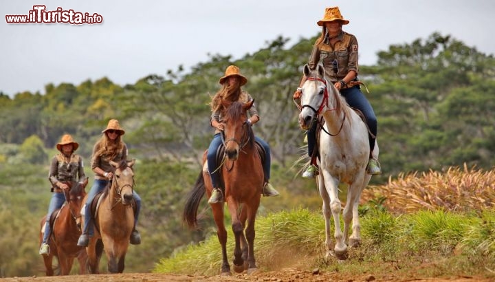 Amazzoni a Cavallo sull'Isola di Mauritius