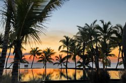 Un magico tramonto a Mauritius