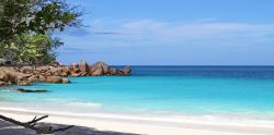 La famosa Anse Georgette sull'isola di Praslin ...