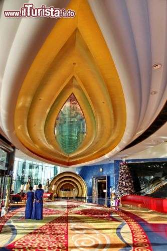 La Hall dell'hotel Burj al Arab 