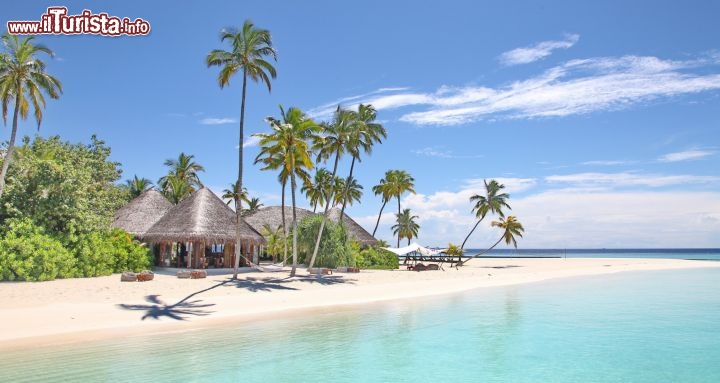 Magnifica spiaggia alle maldive