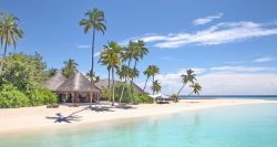 Magnifica spiaggia alle maldive