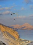 La magia del parapendio in oman