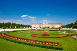 I giardini del Castello di Schonbrunn, Vienna ...