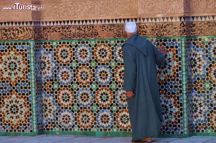 Medersa Ben Youssef Marrakech dettaglio patio