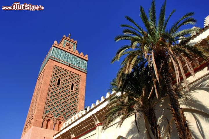 Minareto della moschea Koutoubia a Marrakech