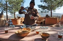 Il te il pane e l'olio a Terres d'Amanar