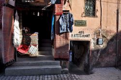 Dentro ad uno dei souk di Marrakech