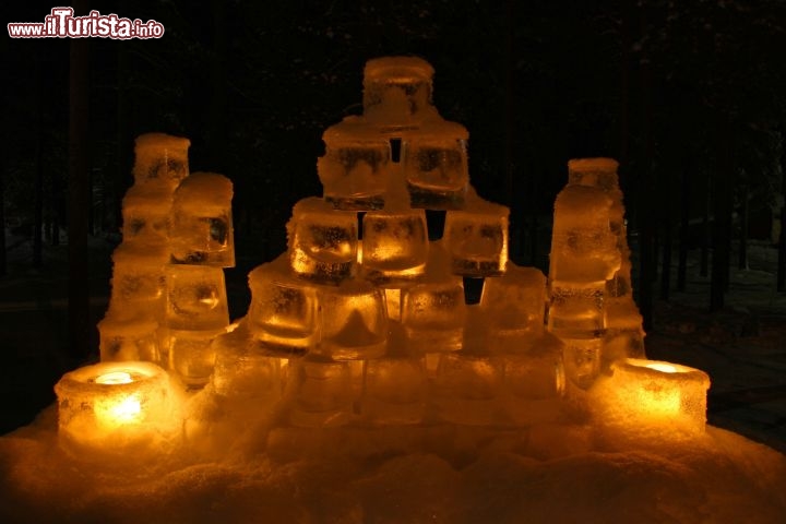 Festival delle 1000 lanterne di ghiaccio a Vuollerim