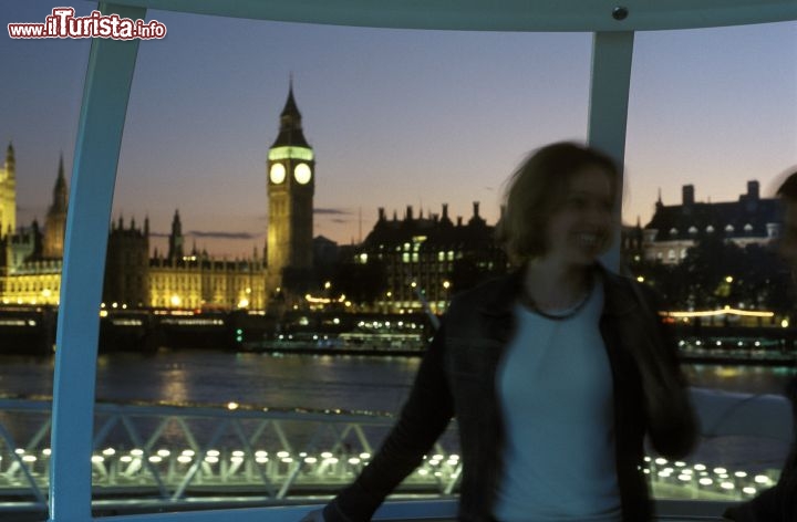 Immagine Panorama di Londra notte da London Eye