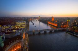 Londra vista aerea London Eye