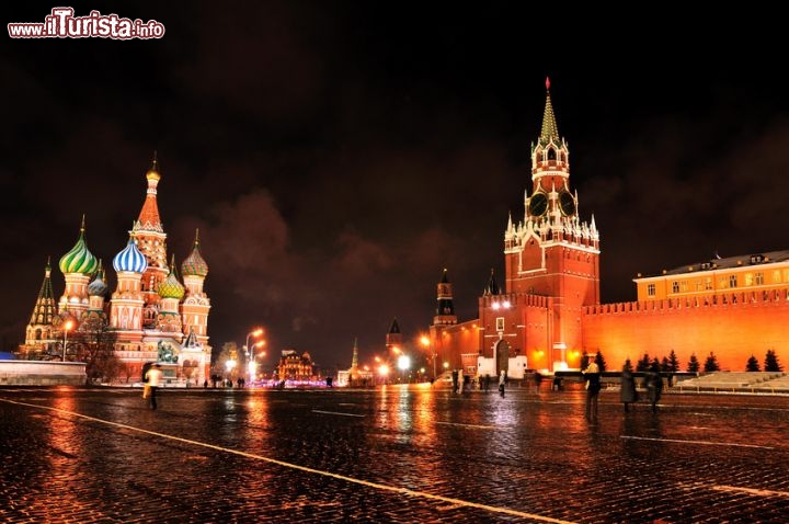 Immagine Mosca cremlino piazza rossa san basilio