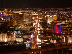 Las Vegas Strip di notte